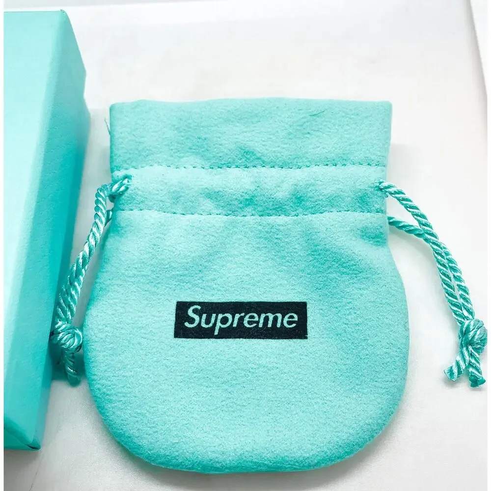 Tiffany & Co. X Supreme Box and Pouch Packaging Set